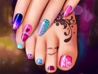 Nail art fashion salon
