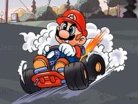 Jeu mobile Mario kart jigsaw