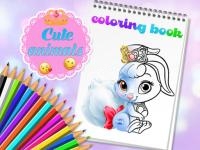 Jeu mobile Cute animals coloring book